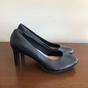 Clarks Black Heels